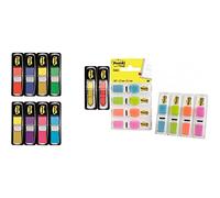 Post-it - BP138 - Marque-page étroit - 12 x 44 mm - Lot de 8 x 35 + 2 x 24 Marque-page flèche gratuit & 683-4ABXEU Marque-Page