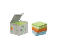 Post-it Haftnotiz, 76x76mm, PG=6ST, Blatt 100/Block, pastell rainbow