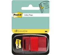 3M Post-it Index I680-1, 25,4 mm x 43,2 mm, rouge, 1 x 50 bandes adhésives en distributeur x36 morceau