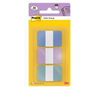 Post-it Index marque-pages rigides - 36 onglets avec dévidoir - Bleu pastel, violet et vert