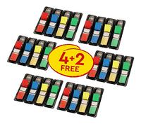 Pack marque-pages 16 distributeurs étroits Post-it + 8 offerts