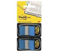 Post-It Marque-pages Souples Lot de 2 x 50 Feuilles - Bleu G