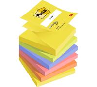 Post-it-memoblok 3m post-it z-note r330 76x76mm ass color | Pak une 6 -pièce | 12 pièces