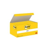 Post-it Notes, 12 Blocs (1200 Feuilles), 38 mm x 51 mm, Jaune | Notes Autocollantes pour Mémos et Planification ; Se Retirent Proprement, Idéales pour Coder, Organiser, Capturer Les Idées