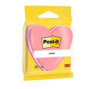 3M – Bloc cube Post-it forme cœur – 225 feuilles