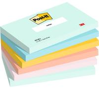 Notes repositionnables couleurs Beachside Post-it 76 x 127 mm - bloc de 100 feuilles