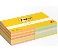 Post-it Notes Autocollantes Cube, Couleurs Assorties, 2 Blocs, 450 Feuilles par Bloc, 76 mm x 76 mm, Orange, Bleu, Vert, Rose - Feuillets Adhésifs pour Prise de Notes, Listes de Tâches et Rappels