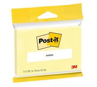 Post-it Notes Autocollantes, Jaune Canari, 1 Bloc, 76 mm x 127 mm, 100 Feuilles - Feuillets Adhésifs pour Prise de Notes, Listes de Tâches et Rappels