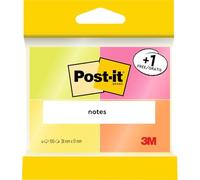 Notes repositionnables néon Post-it - Lot de 3 + 1 offert