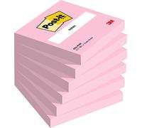 Post-it Notes repositionnables 76 x 76 mm rose – 6 blocs de 100 feuilles