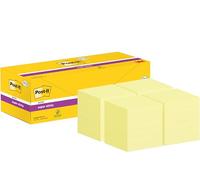 Post-it – Notes autocollantes Super Sticky 654SSCYP12+12 – 12+12 blocs, 90 f. 76x76 mm, jaune pastel