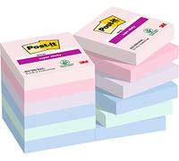 Notes couleurs Soulful Super Sticky Post-it 47,6 x 47,6 mm - bloc de 90 feuilles