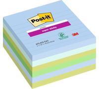 Bloc-note super sticky notes, 101 x 101 mm, ligné