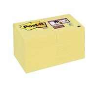 Notes jaunes SUPER STICKY POST-IT 51 x 51 mm - Bloc de 90 feuilles