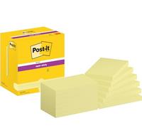 Notes jaunes SUPER STICKY POST-IT 76 x 127 mm - Bloc de 90 feuilles