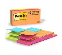 Post-it Notes Pop-up, 7,6 X 37,6 cm Original - Pop-up 12 Pads Cape Town Collection Alternating