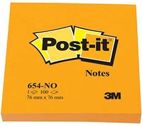 Notes repositionnables orange Post-it - bloc de 100 feuilles