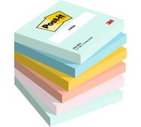 Notes repositionnables couleurs Beachside Post-It 76 X 76 mm - bloc de 100 feuilles