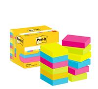 Notes repositionnables couleurs Energetic Post-it 38 x 51 mm - bloc de 100 feuilles