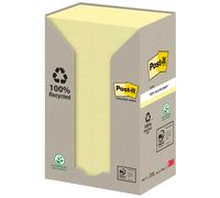 Bloc-mémos 3M Post-it 653 38x51mm recyclé jaune
