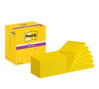Bloc-note super sticky notes, 127x76 mm, ultra jaune