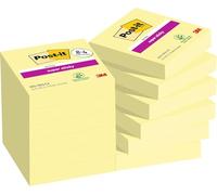 Post-it Notes Super Sticky, 8+4 Blocs GRATUITS (1080 Feuilles) 47,6x47,6mm | Notes Autocollantes Super Adhésives Repositionnables pour Rappels, Listes et Planification ; Aussi sur Surfaces Verticales