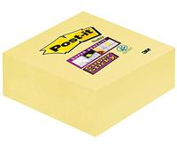 Post-it Notes autocollantes Super Sticky 2028-SCY 76 x 76 mm Jaune 270 feuilles (1 cube)