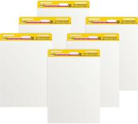 Post-it Super Sticky Chevalet Réunion, 4 + 2 Blocs GRATUITS, 63,5 x 76,2 cm | Paperboard Autocollant pour Brainstorming, Planification et Présentations ; Super Adhésif et Repositionnable