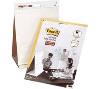 3M Post-it Super Sticky Meeting Chart Table Top Recycling, non ligné, blanc, 6 blocs, 584 mm x 508 mm x6 morceau