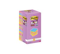 Post-it Super Sticky Notes Carnival Haftnotizen extrastark farbsortiert, 16 Blöcke (654-16SS-COL)