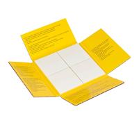 Post-it® Tranparent Notes notes adhésives - 73 mm x 73 mm - 36 feuilles/bloc - 12 pastilles/paquet
