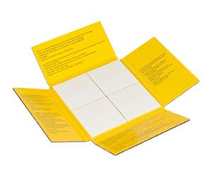 Post-it® Tranparent Notes notes adhésives - 73 mm x 73 mm - 36 feuilles/bloc - 12 pastilles/paquet