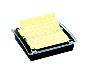 Post-It Z-Notes Ds440scy Porte-Note Plastique Noir, Transparent