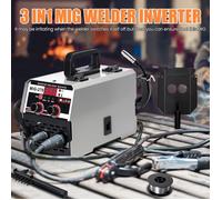 Poste à Souder 3 en 1 MIG MMA 250A LED Numérique IGBT Inverter Réglage 20-250A Pour Acier Inox Cuivre Livré Avec Masque