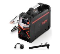 VEVOR Poste à Souder TIG, 140 A, Machine de Soudage 4 en 1, Grand Écran LED, DC Pulse TIG/DC Pulse MMA/Lift TIG/MMA (Stick), Soudeur Électrique avec Démarrage à Chaud Onduleur IGBT Contrôle Synergique
