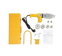 Poste à souder à manchons 20-63 mm - Affichage numérique - 850 W - Machine de fusion à chaud pour PPR PE PP - 6 matrices - Prise européenne
