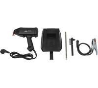 Poste à souder électrique MY-DHJ, soudeur à l'arc manuel numérique, kit avec boîte à outils, casque de soudage, brosse et électrodes, noir