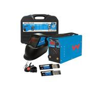 Kit Poste à souder 200A Inverter MMA IGBT + Masque de soudure + 65 Électrodes Rutile : Ø2.5x300 / Ø3.25x300mm AWELCO