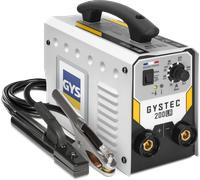 GYS, GYSTEC 200 LA, Poste à Souder à l'Électrode Enrobée 200A Monophasé 230V (MMA), TIG DC Lift, Arc Force, Antisticking, Hot Start, Avec Valise, Porte-électrode, Câble de Masse