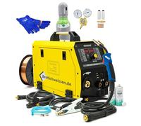 Poste à Souder MIG Bestschweissen MAGNUM 210L - Soudure MIG/MAG/MMA - Poste à Souder Fil Fourré Sans Gaz - 200A Synergie 4x4 Semi-Automatique (set 1)