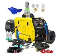 Poste à Souder MIG Bestschweissen MAGNUM 210L - Soudure MIG/MAG/TIG/MMA - Poste à Souder Fil Fourré - Kit Complet 200A Casque Inclus (set 2)