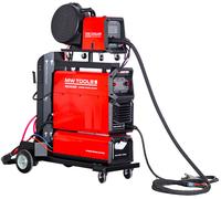 Poste à souder MIG Inverter 500A industriel 400V double pulse avec refroidisseur MW Tools MIG505WDP