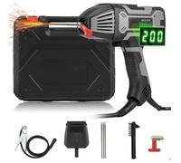 Poste à Souder Portable, 220V, 3000W, 20-200A, Affichage LED, Soudure MMA pour Électrodes 1,6-3,2mm, pour Bricolage Réparation