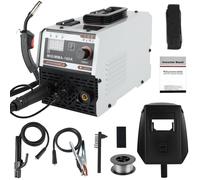 Poste à souder sans gaz fil fourré - 3 en 1 - 220 V - Portable - Écran LED - Flux-MIG, MMA, TIG lift