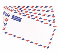 Poste aérienne Imprimé Enevlopes DL Taille 70 g/m² solide léger Outlook International (lot de 50)