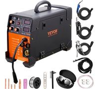 Poste de soudage MIG/MMA/LIFT TIG 3 en 1 50-250 A Soudage au fil fourré(0,8 mm & 1 mm) Technologie IGBT 2,2-12 m/min Vitesse du fil 5,6 kVA