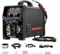 Poste de soudure MIG 200A - Poste de soudure 4 en 1 - Gaz MIG/Flux Kern MIG/Stick/Lift TIG - Pour les artisans professionnels et amateurs