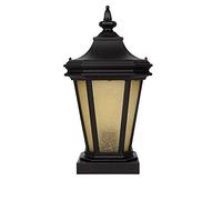 Poste européen lumières extérieur étanche IP54 Jardin Mur Pilier Lampe Porte Colonne Lampe décoration Patio Torche Cour Villa Jardin Aluminium E27 Verre Lanterne luminaire