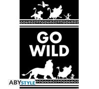 Poster - ABYSTYLE - Le Roi Lion Go Wild - 91.5x61 cm - Décoration murale - Thème Animaux