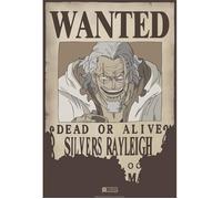 Poster - ABYstyle - One Piece - Wanted Rayleigh - 52x35 cm - Décoration murale - Noir